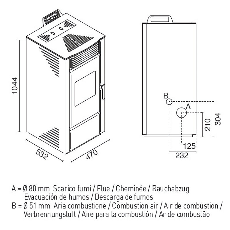 Eva Calòr Paola 12,5kW - Afbeelding 6