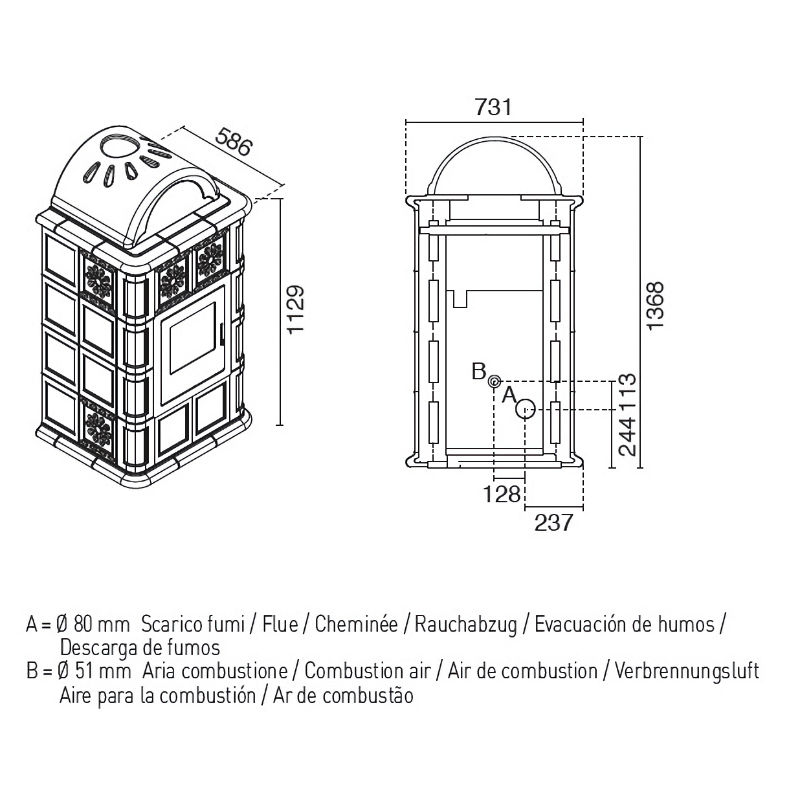 Eva Calòr M-Diana 12,5kW - Afbeelding 2