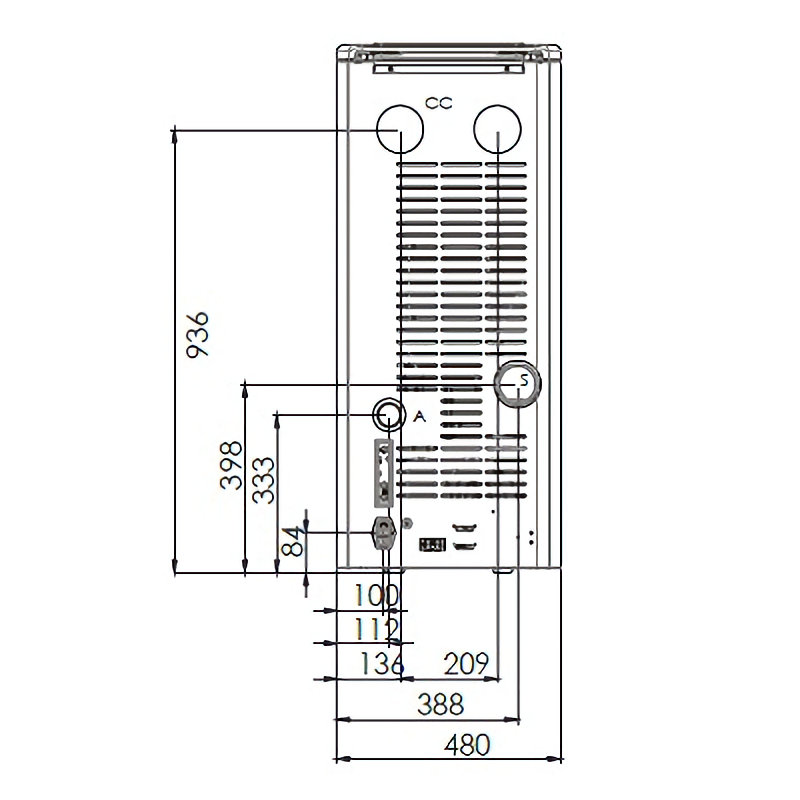 Nordic Fire - VIKTOR 12 AIRPLUS pelletkachel - Afbeelding 8
