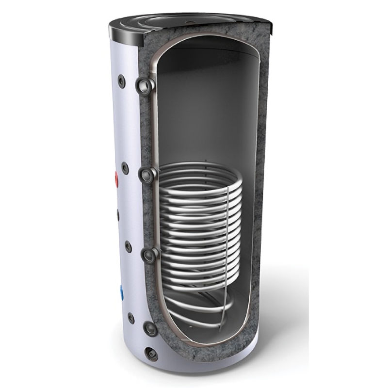 Buffervat voor woning verwarmen 1500L met 1 warmtewisselaar